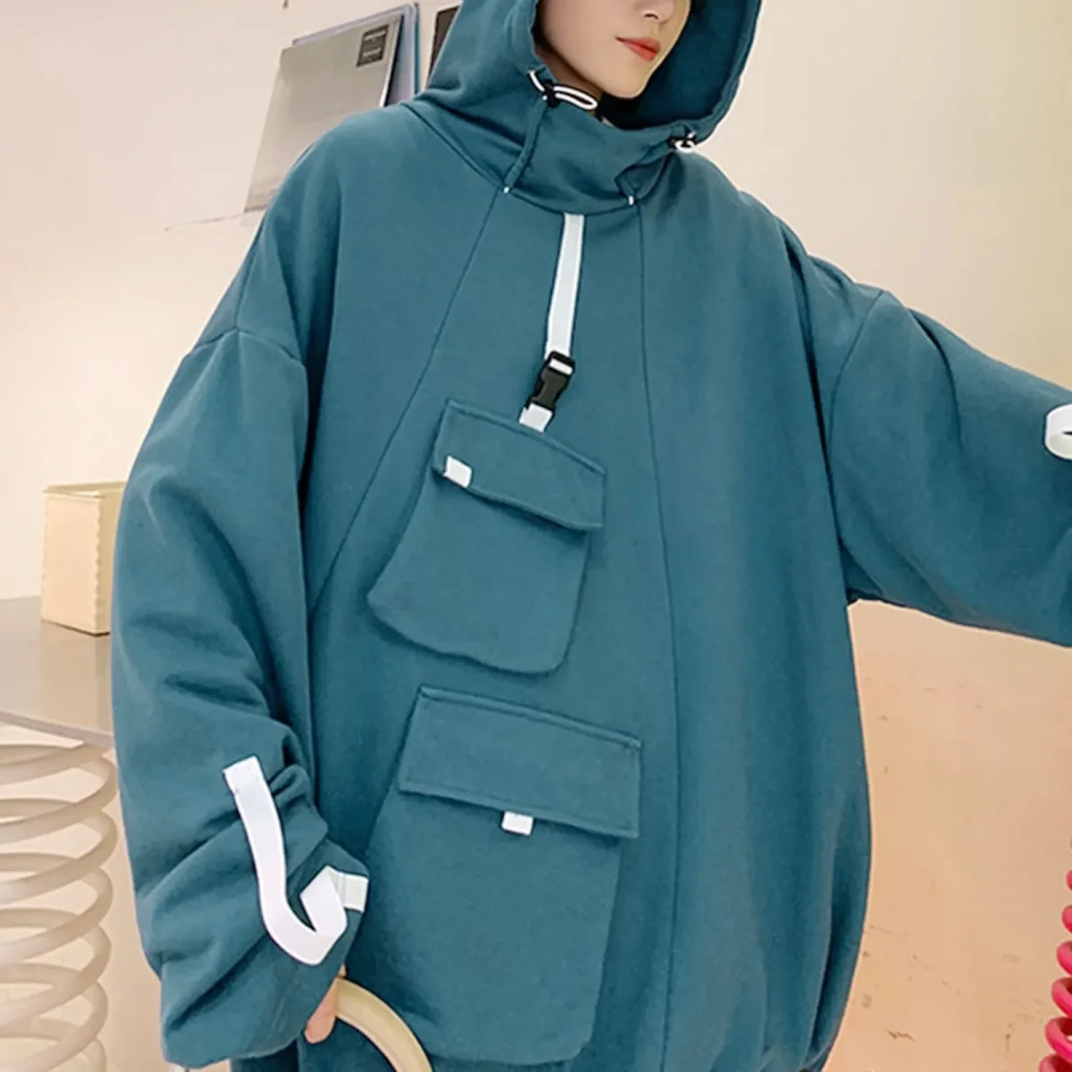 Hoodie Techwear "Tokuma" REFLEKTIV – Image 3