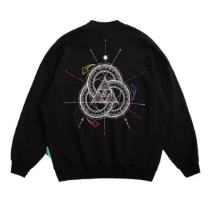 Sweat Shirt Noir "Earth Song"