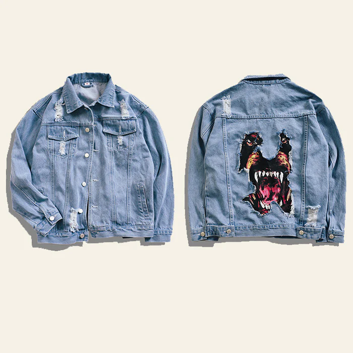 Veste en Jean "Beware" – Image 9