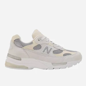 New Balance Made in USA 992 White Silver Metalic