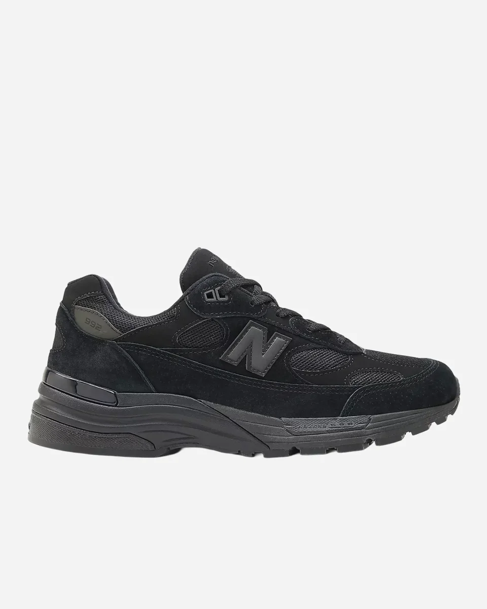New Balance 992 Triple Black – Image 2