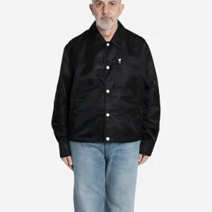 Blouson Boutonné Rivet Ami De Coeur en Nylon