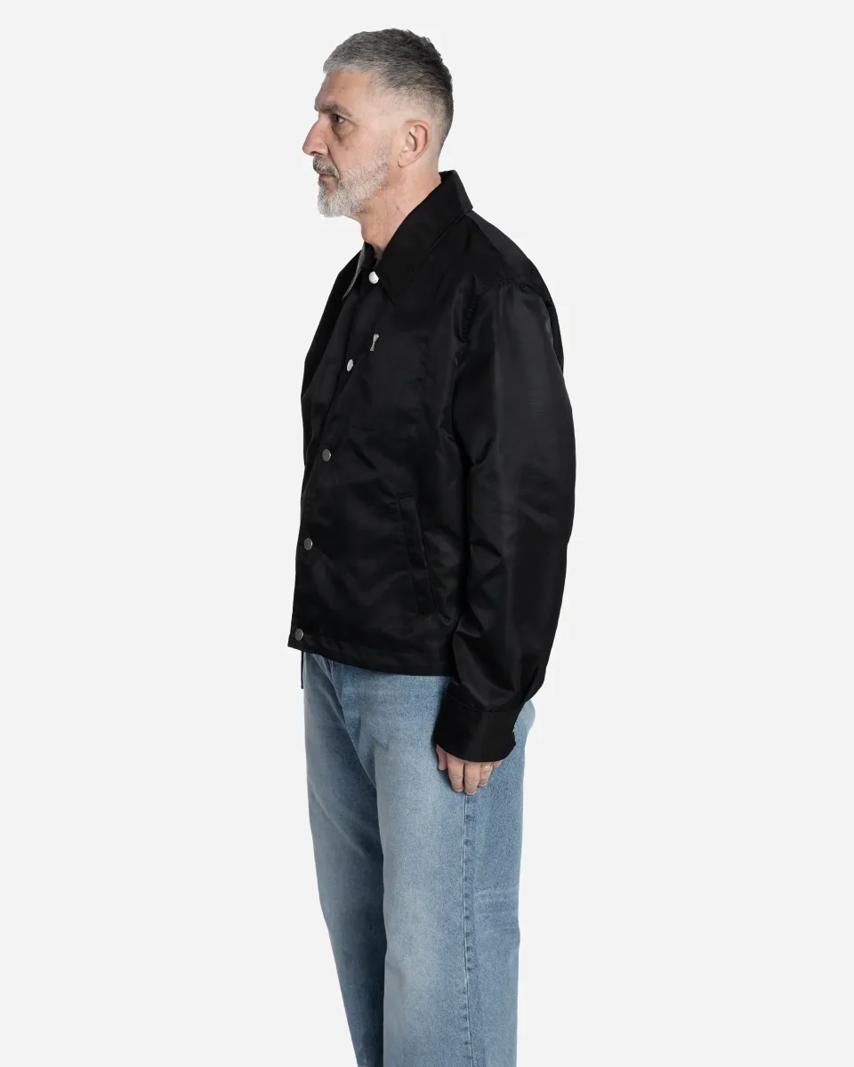 Blouson Boutonné Rivet Ami De Coeur en Nylon – Image 4