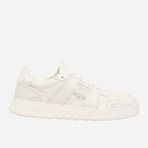 Baskets A Walk Blanches Basses En Cuir Lisse