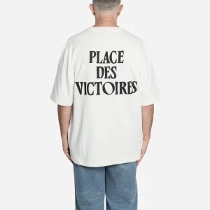 T-shirt Blanc Imprimé Place Des Victoires