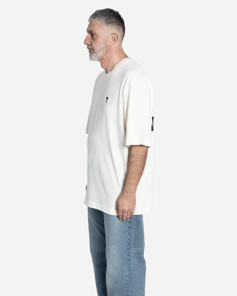 T-shirt Blanc Imprimé Place Des Victoires – Image 4