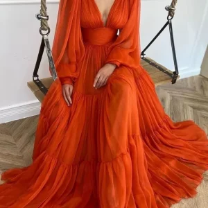 Robe terracotta bohème mariage