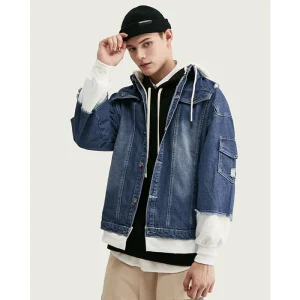 Veste en Jean Hoodie "Yokoze"