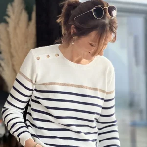 Pull marinière Linette