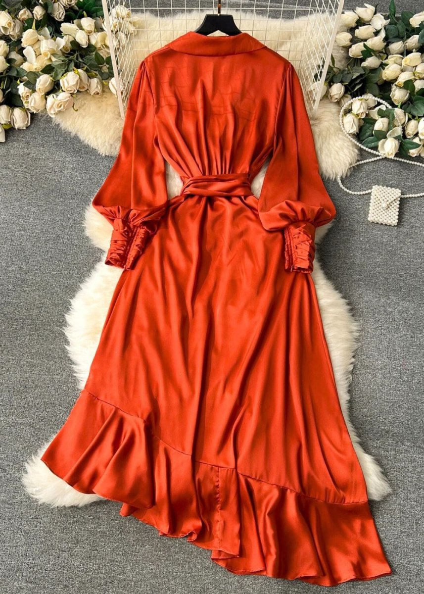 Robe portefeuille terracotta – Image 9