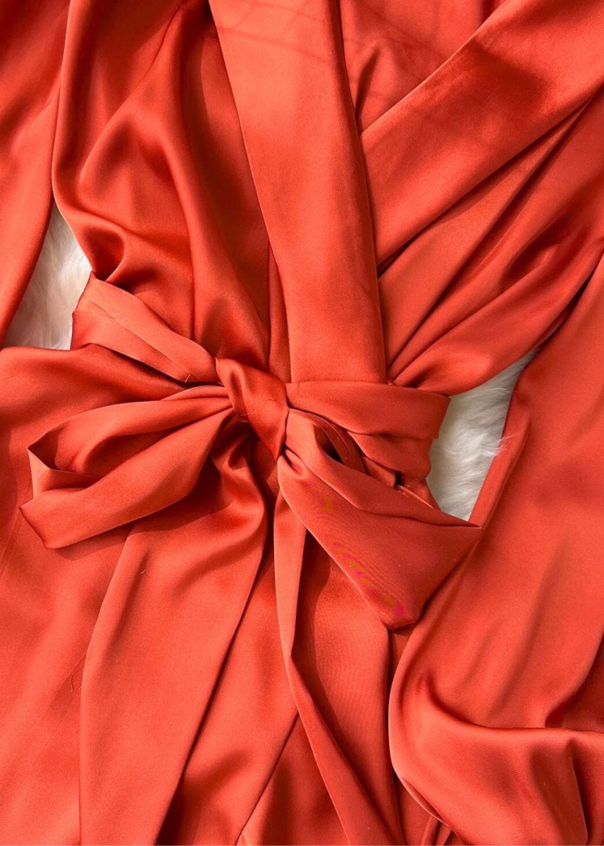 Robe portefeuille terracotta – Image 8