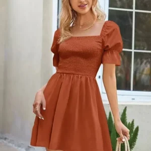 Robe rouille terracotta