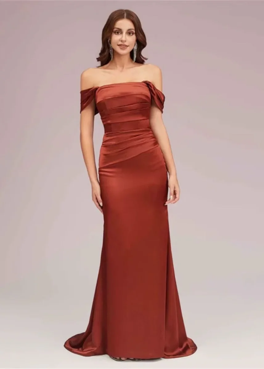 Robe sirène terracotta – Image 6