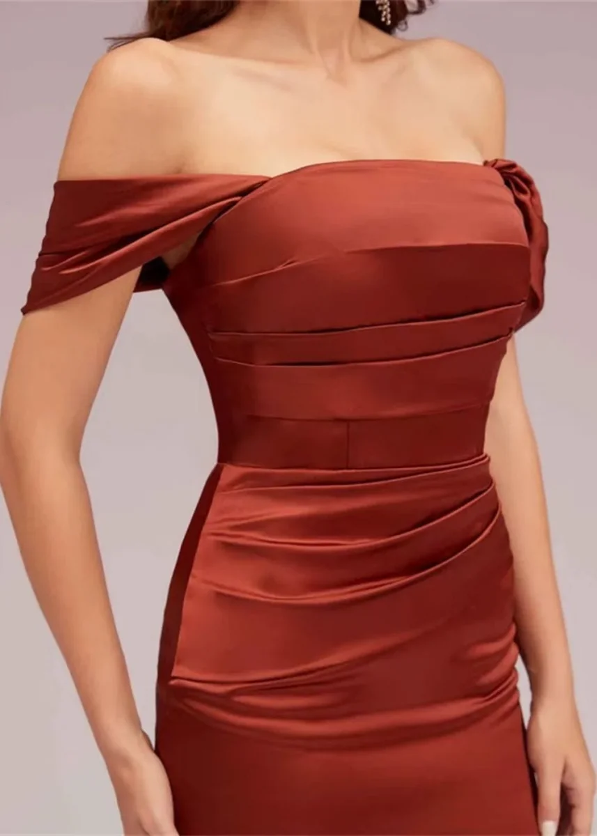 Robe sirène terracotta – Image 5