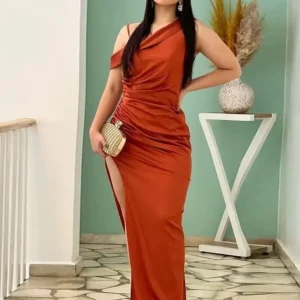 Robe terracotta femme mariage