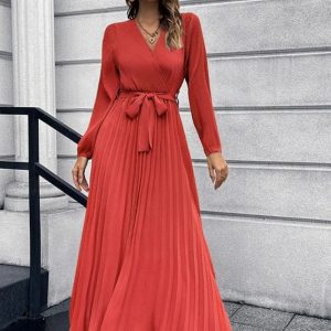 Robe terracotta mariage hiver