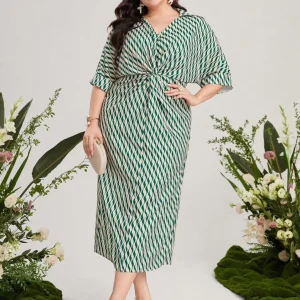 Robe midi grande taille