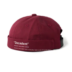 Casquette sans visière "Decadent"