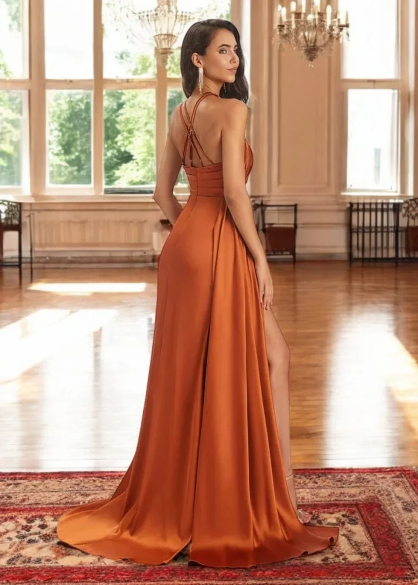 Tenue demoiselle d'honneur terracotta – Image 3