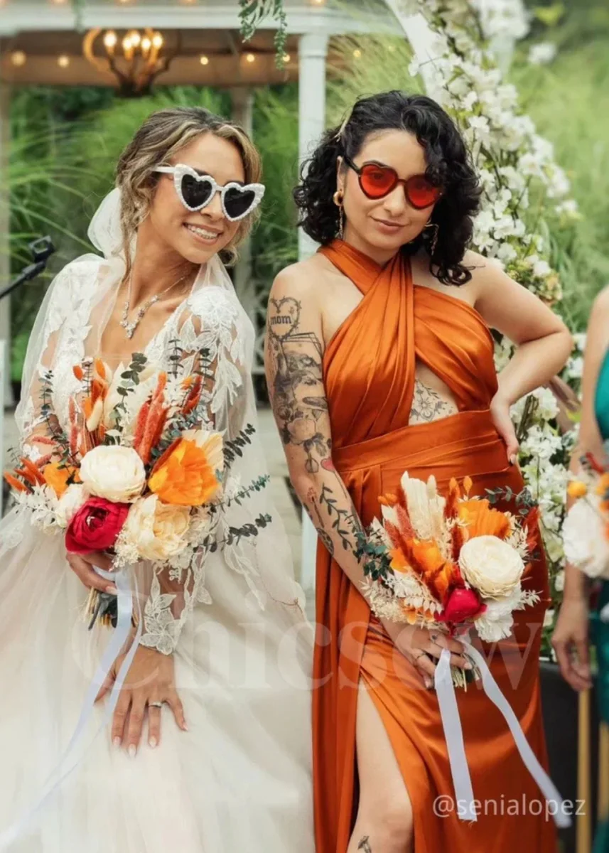 Tenue demoiselle d'honneur terracotta – Image 5