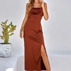 Tenue invitée mariage terracotta