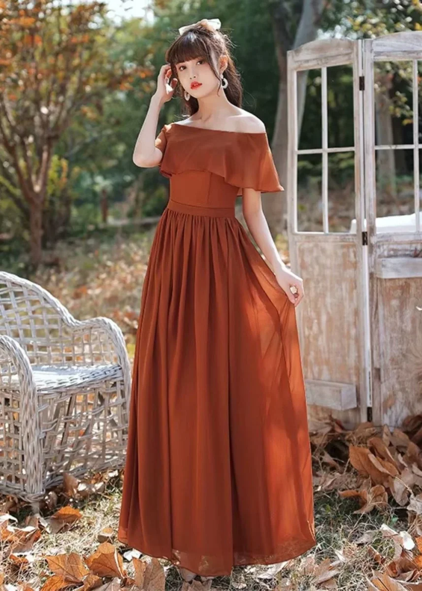 Tenue terracotta femme – Image 2
